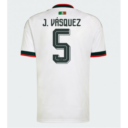 Stroje piłkarskie Meksyk Johan Vasquez #5 Koszulka Wyjazdowej MŚ 2026 Krótki Rękaw